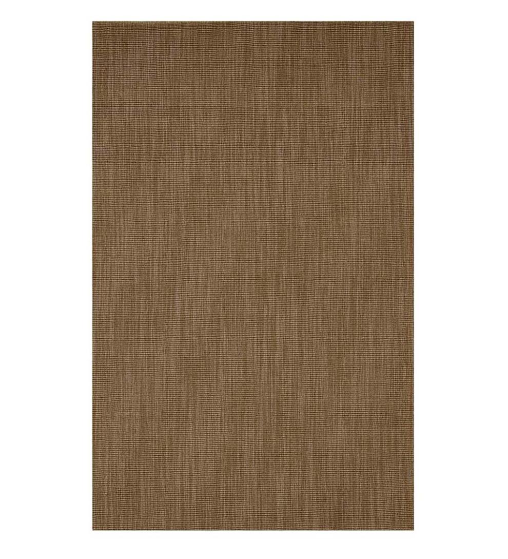 Plow & Hearth Hearth Rugs Fireplace & Hearth Wool Blend Dalton Rug, 3'6"X 5'6" - Ash