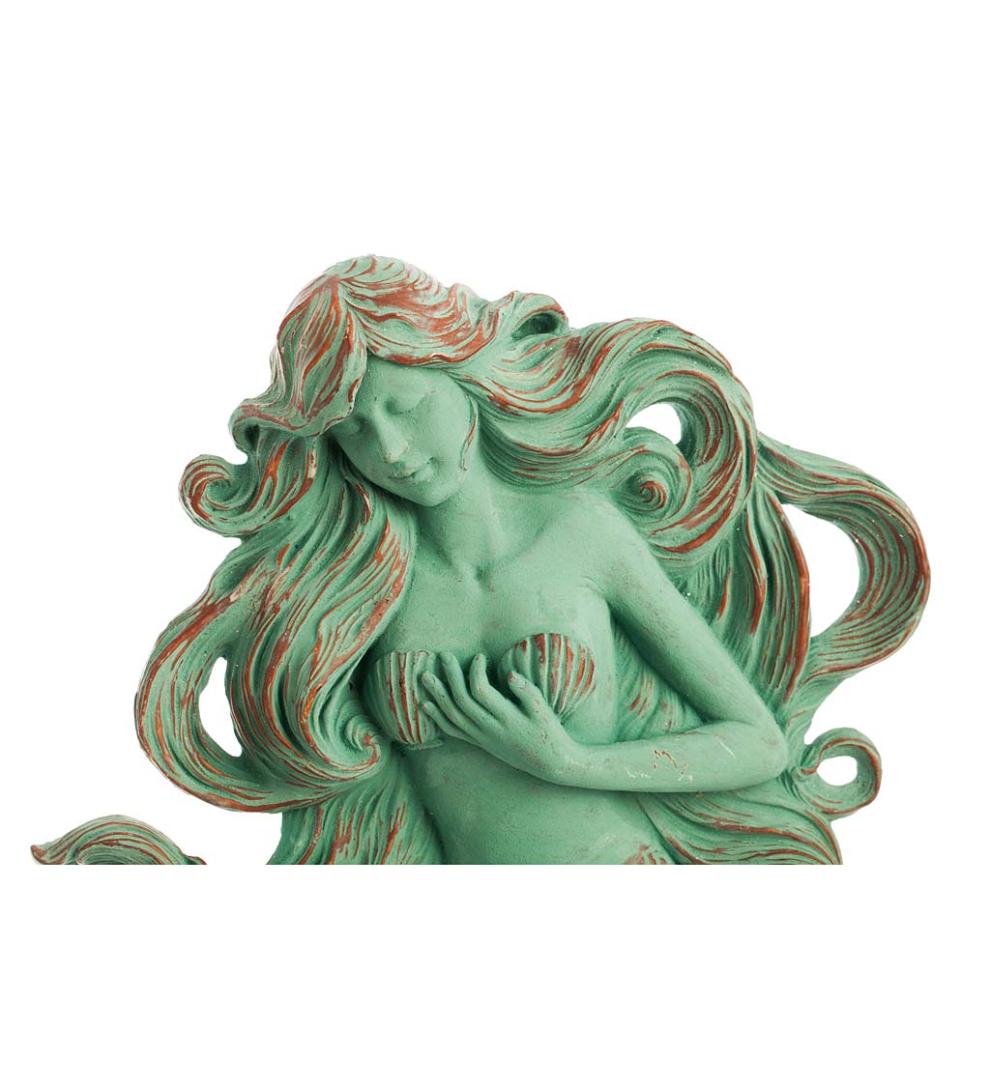Plow & Hearth Home Accents Indoor Living Verdigris Mermaid Wall DÉCor
