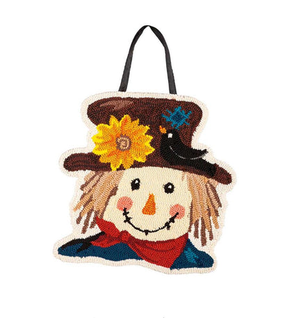 Plow & Hearth Home Accents Indoor Living Scarecrow Hooked Door DÉCor