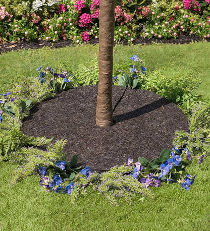 Plow & Hearth Gardenworks® Yard & Garden Permanent Mulch Recycled Rubber Tree Ring, 36" Dia.