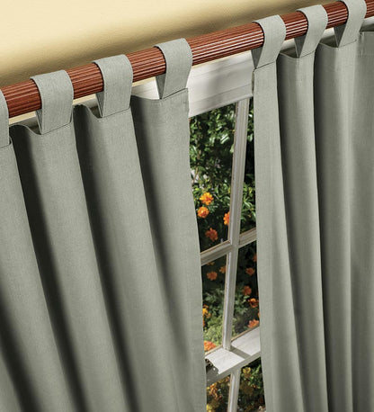 Plow & Hearth Insulated Curtains Indoor Living Thermalogic Energy Efficient Insulated Solid Tab-Top Curtains