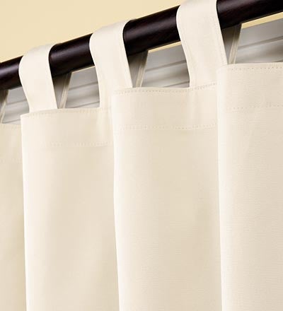 Plow & Hearth Insulated Curtains Indoor Living Thermalogic Energy Efficient Insulated Solid Tab-Top Curtains