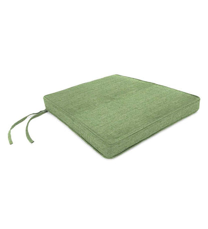 Plow & Hearth Outdoor Furniture Cushions Outdoor Living Sunbrella Tapered Rocker Seat Cushion With Ties, 21" Front/17" Back X 19" X 3" - Bandana