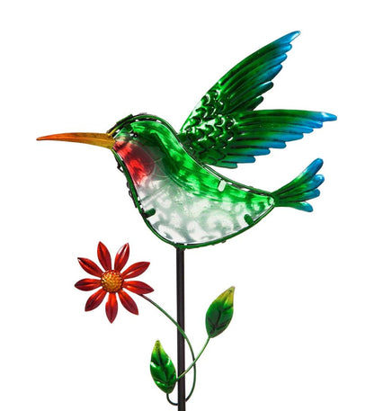 Plow & Hearth Decorative Garden Accents Yard & Garden 36"H Secret Solar Garden Stake - Gnome