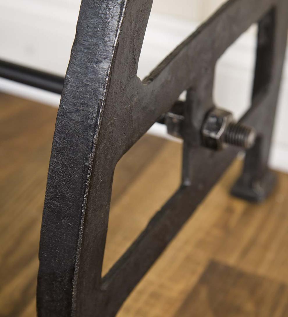 Plow & Hearth Accent Tables Indoor Living Birmingham Console Table In Reclaimed Wood And Metal