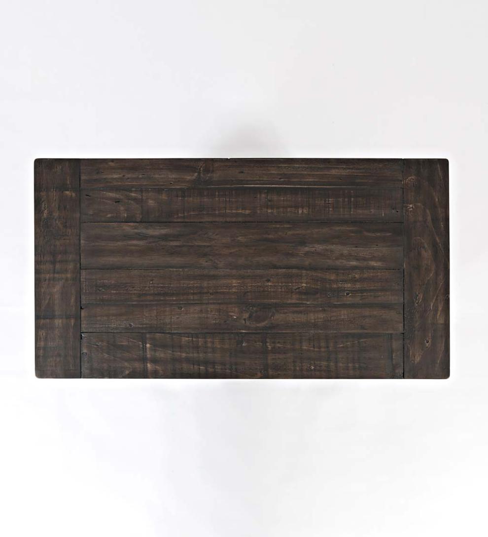 Plow & Hearth Accent Tables Indoor Living Cape Charles Barn Door Wood Storage Cabinet With Barnwood Finish - Barnwood