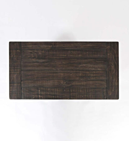 Plow & Hearth Accent Tables Indoor Living Cape Charles Barn Door Wood Storage Cabinet With Barnwood Finish - Barnwood