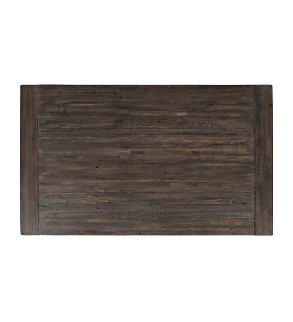 Plow & Hearth Accent Tables Indoor Living Cape Charles Reclaimed Barnwood Coffee/Cocktail Table With Sliding Barn Doors - Barnwood