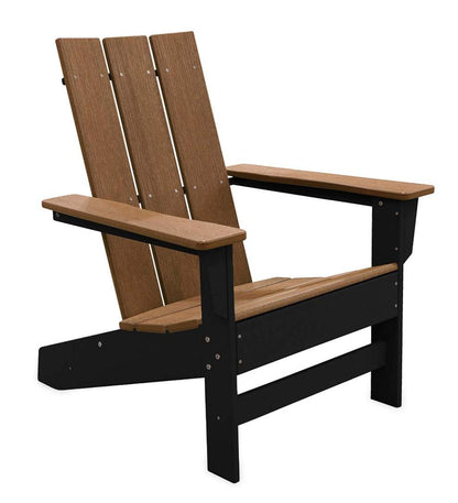 Plow & Hearth Adirondack Chairs Outdoor Living May River Outdoor Seating Adirondack Chair - Coastal Gray/White