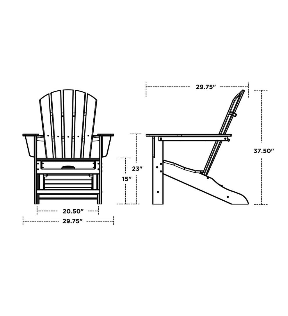 Plow & Hearth Adirondack Chairs Outdoor Living Polywood® Adirondack Furniture
