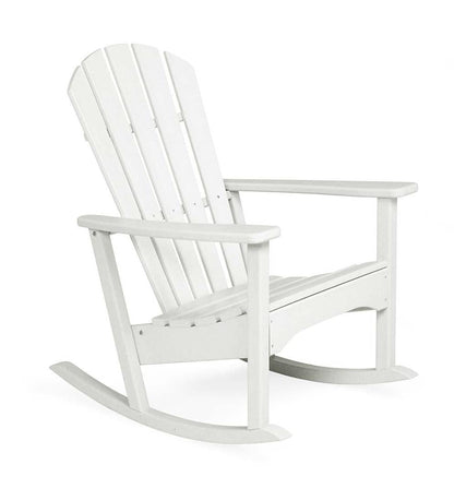 Plow & Hearth Adirondack Chairs Outdoor Living Polywood® Outdoor Adirondack Rocker - Aruba