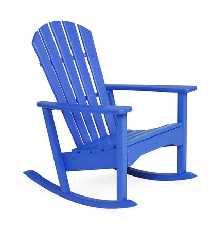 Plow & Hearth Adirondack Chairs Outdoor Living Polywood® Outdoor Adirondack Rocker - Aruba
