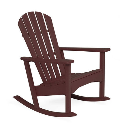 Plow & Hearth Adirondack Chairs Outdoor Living Polywood® Outdoor Adirondack Rocker - Aruba
