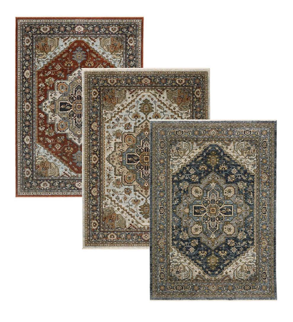 Plow & Hearth Area Rugs Indoor Living Alexandria Classic Polyester Rug