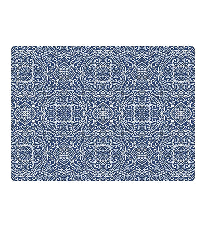 Plow & Hearth Area Rugs Indoor Living Arabesque Desk Chair Mat - Chocolate
