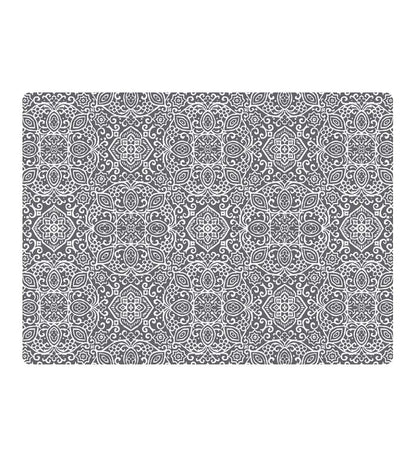Plow & Hearth Area Rugs Indoor Living Arabesque Desk Chair Mat - Chocolate