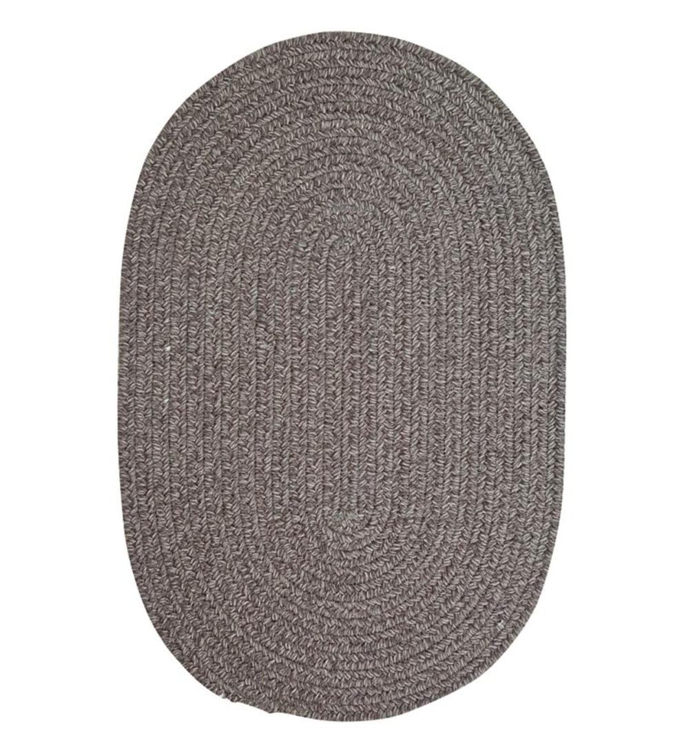 Plow & Hearth Area Rugs Indoor Living Bear Creek Oval Braided Wool Blend Rug