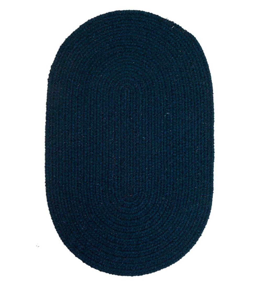 Plow & Hearth Area Rugs Indoor Living Bear Creek Oval Braided Wool Blend Rug