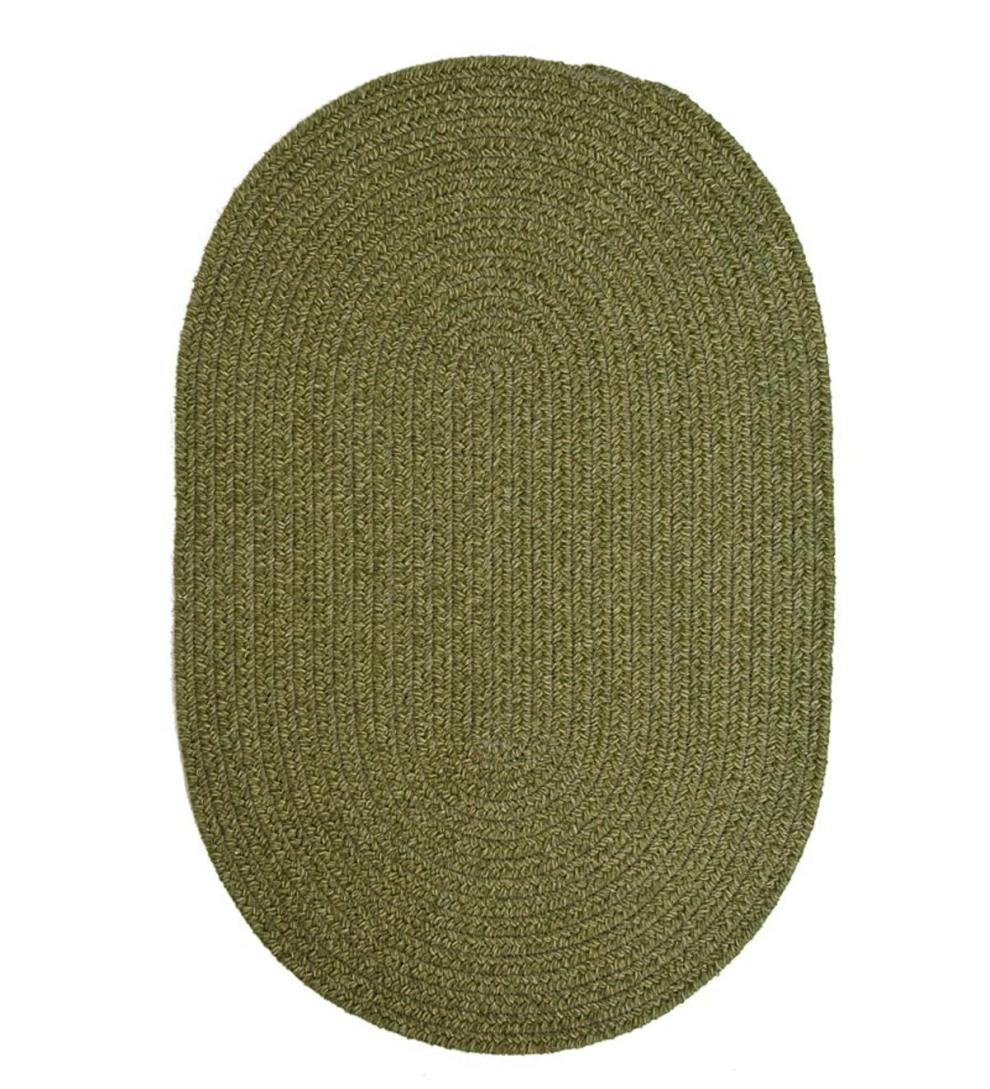 Plow & Hearth Area Rugs Indoor Living Bear Creek Oval Braided Wool Blend Rug