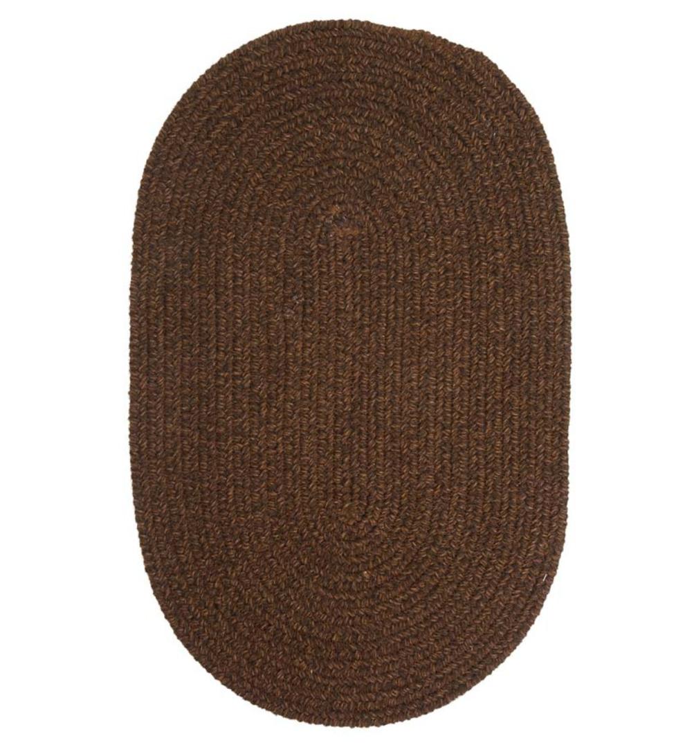 Plow & Hearth Area Rugs Indoor Living Bear Creek Oval Braided Wool Blend Rug