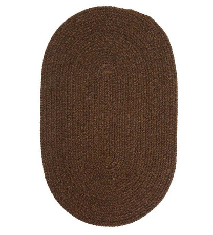 Plow & Hearth Area Rugs Indoor Living Bear Creek Oval Braided Wool Blend Rug