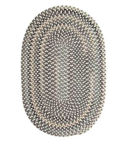 Plow & Hearth Area Rugs Indoor Living Bear Creek Oval Braided Wool Blend Rug