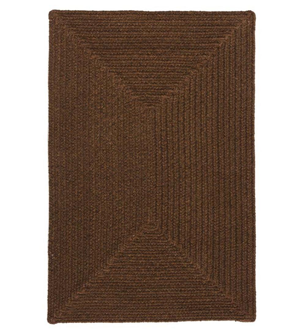 Plow & Hearth Area Rugs Indoor Living Bear Creek Rectangular Braided Wool Blend Rug