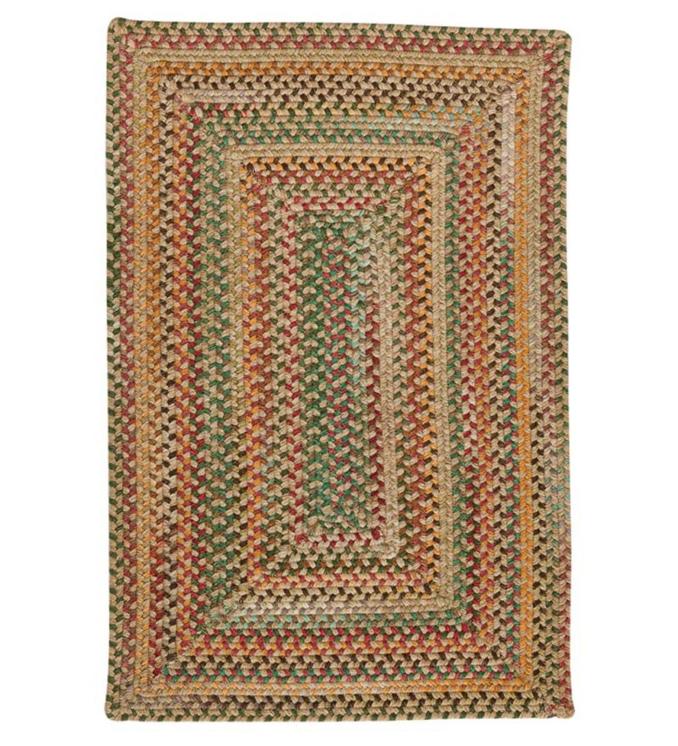 Plow & Hearth Area Rugs Indoor Living Bear Creek Rectangular Braided Wool Blend Rug