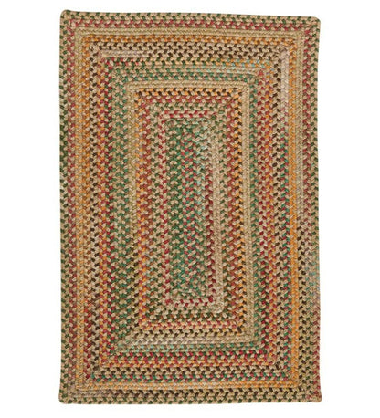 Plow & Hearth Area Rugs Indoor Living Bear Creek Rectangular Braided Wool Blend Rug