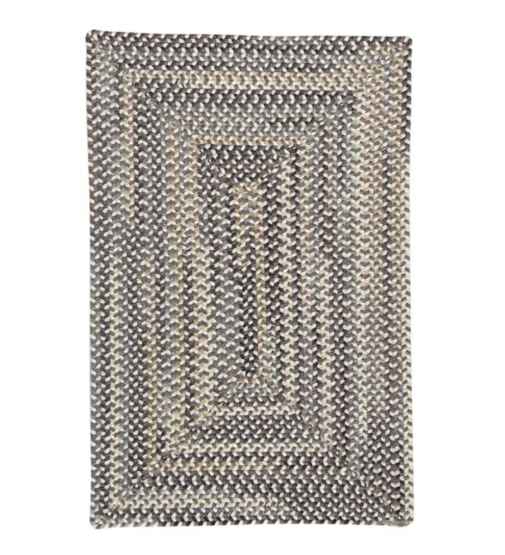 Plow & Hearth Area Rugs Indoor Living Bear Creek Rectangular Braided Wool Blend Rug