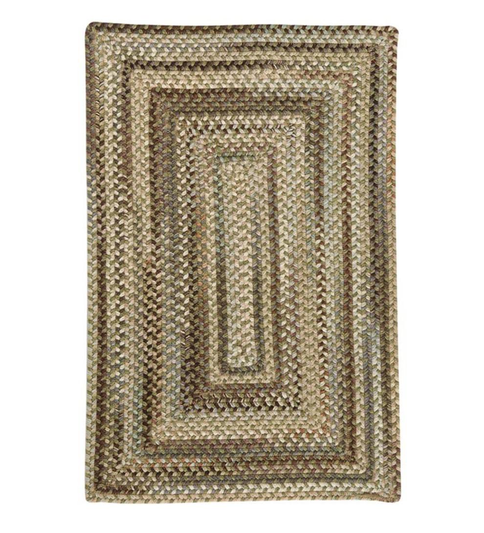 Plow & Hearth Area Rugs Indoor Living Bear Creek Rectangular Braided Wool Blend Rug