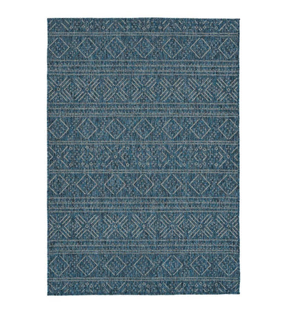 Plow & Hearth Area Rugs Indoor Living Bluefield Desert Stripe 100% Polypropylene Rug