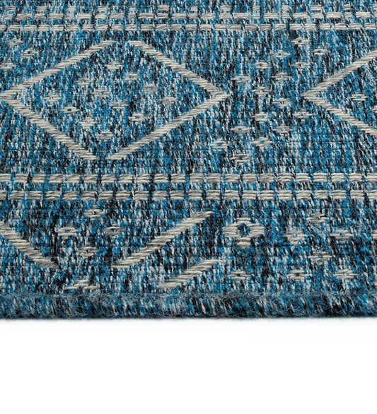 Plow & Hearth Area Rugs Indoor Living Bluefield Desert Stripe 100% Polypropylene Rug
