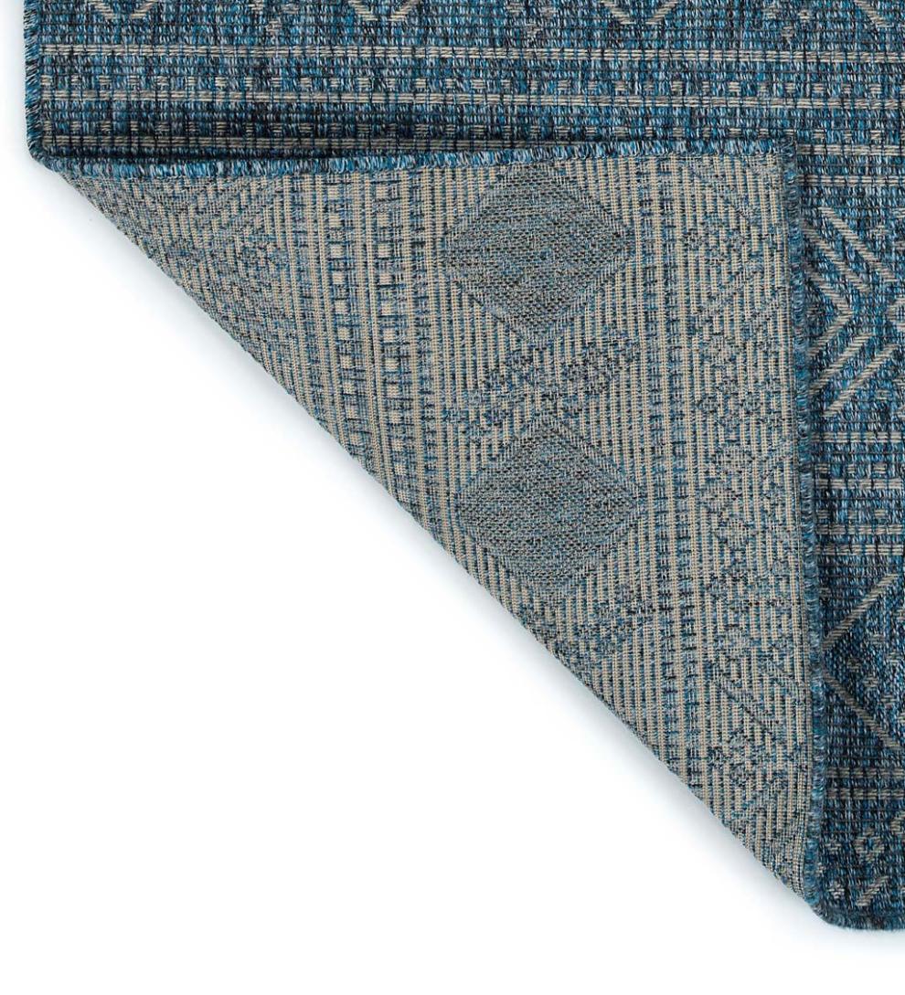 Plow & Hearth Area Rugs Indoor Living Bluefield Desert Stripe 100% Polypropylene Rug