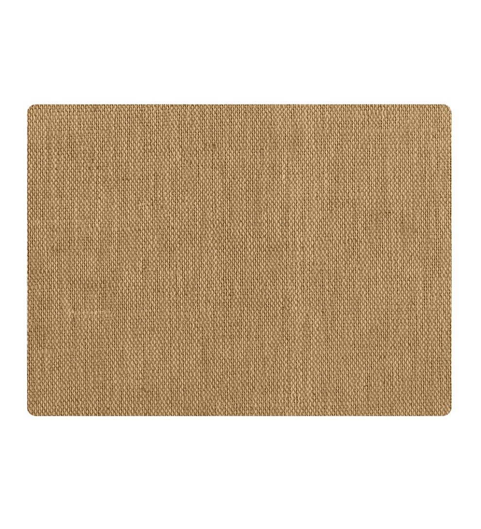 Plow & Hearth Area Rugs Indoor Living Burbury Weave Desk Chair Mat - Chocolate