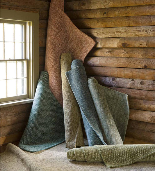 Plow & Hearth Area Rugs Indoor Living Canyon Rug Collection In Solid Colors