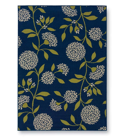 Plow & Hearth Area Rugs Indoor Living Floral Surry Indoor/Outdoor Polypropylene Area Rug