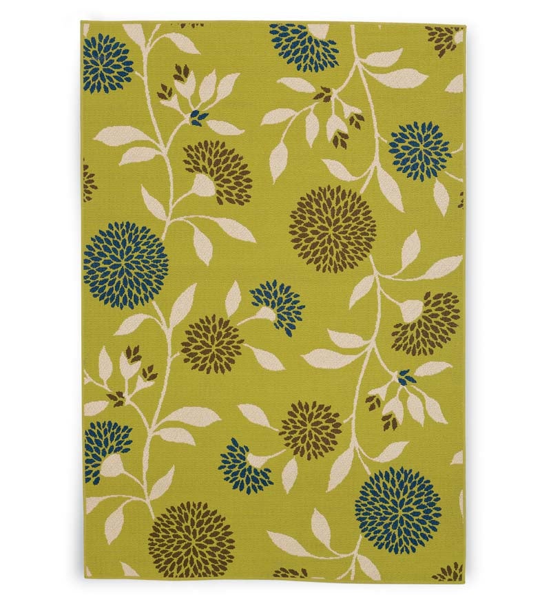 Plow & Hearth Area Rugs Indoor Living Floral Surry Indoor/Outdoor Polypropylene Area Rug