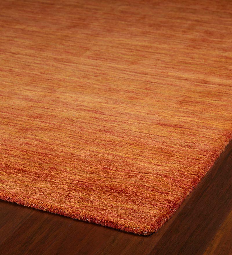 Plow & Hearth Area Rugs Indoor Living Handmade Virgin Wool Renaissance Area Rug