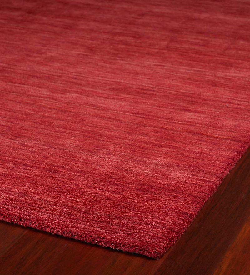 Plow & Hearth Area Rugs Indoor Living Handmade Virgin Wool Renaissance Area Rug