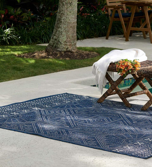 Plow & Hearth Area Rugs Indoor Living Indoor/Outdoor Arabella Patch Polypropylene Rug