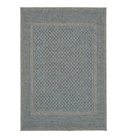 Plow & Hearth Area Rugs Indoor Living Indoor/Outdoor Bluefield Border Polypropylene Rug