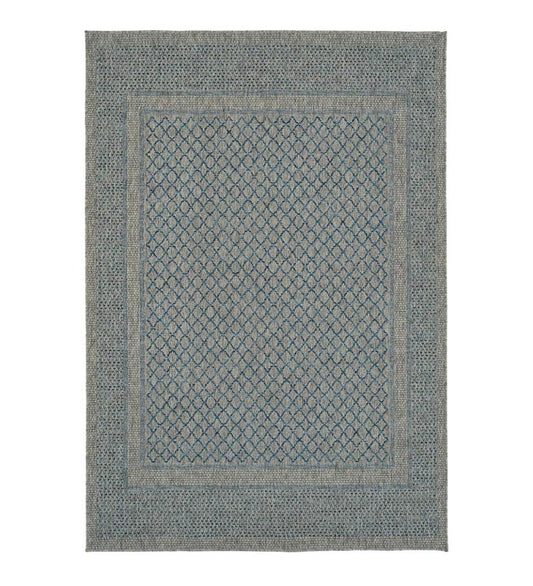 Plow & Hearth Area Rugs Indoor Living Indoor/Outdoor Bluefield Border Polypropylene Rug