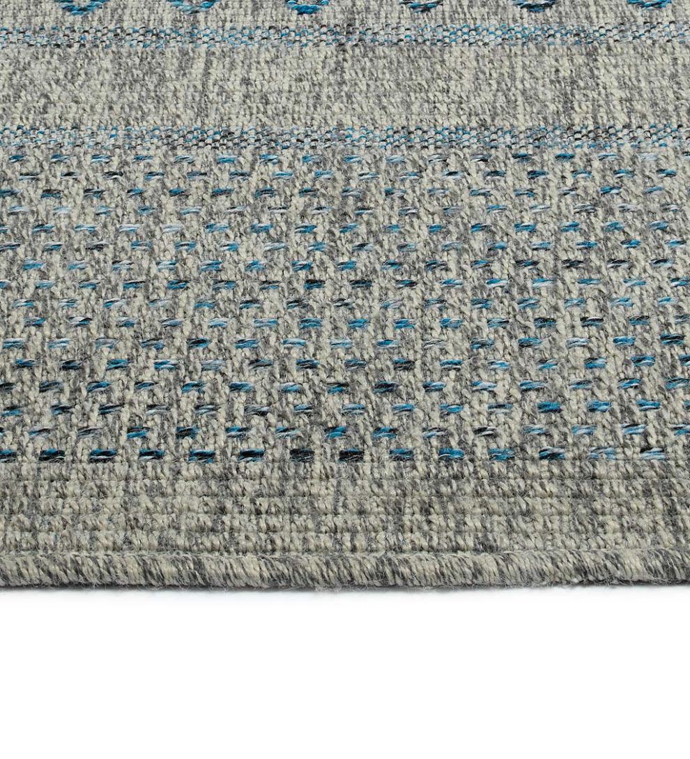 Plow & Hearth Area Rugs Indoor Living Indoor/Outdoor Bluefield Border Polypropylene Rug