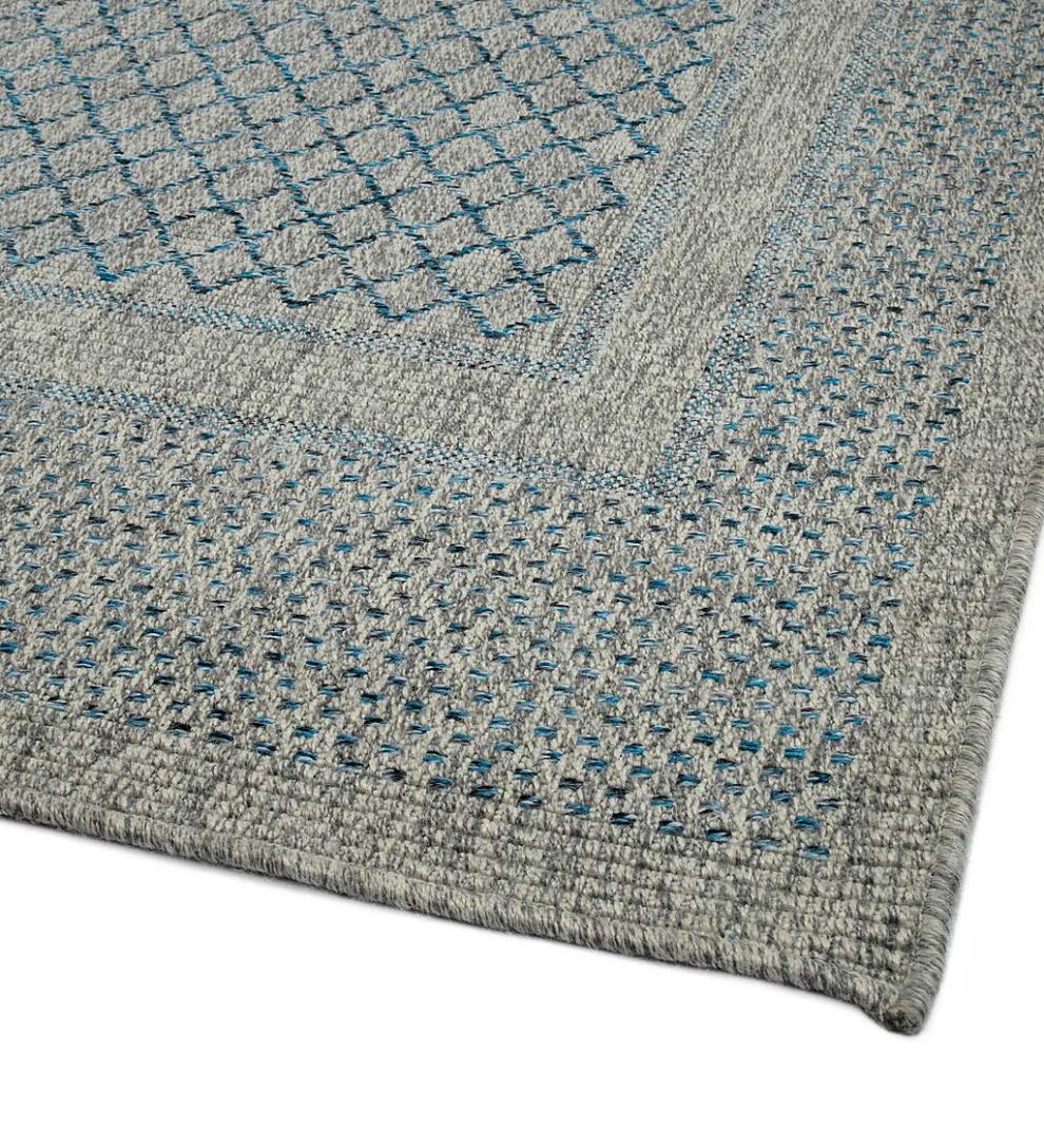 Plow & Hearth Area Rugs Indoor Living Indoor/Outdoor Bluefield Border Polypropylene Rug
