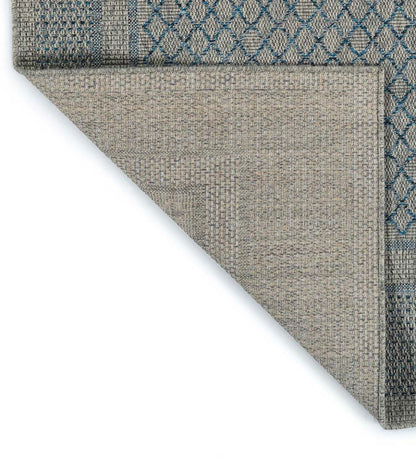 Plow & Hearth Area Rugs Indoor Living Indoor/Outdoor Bluefield Border Polypropylene Rug