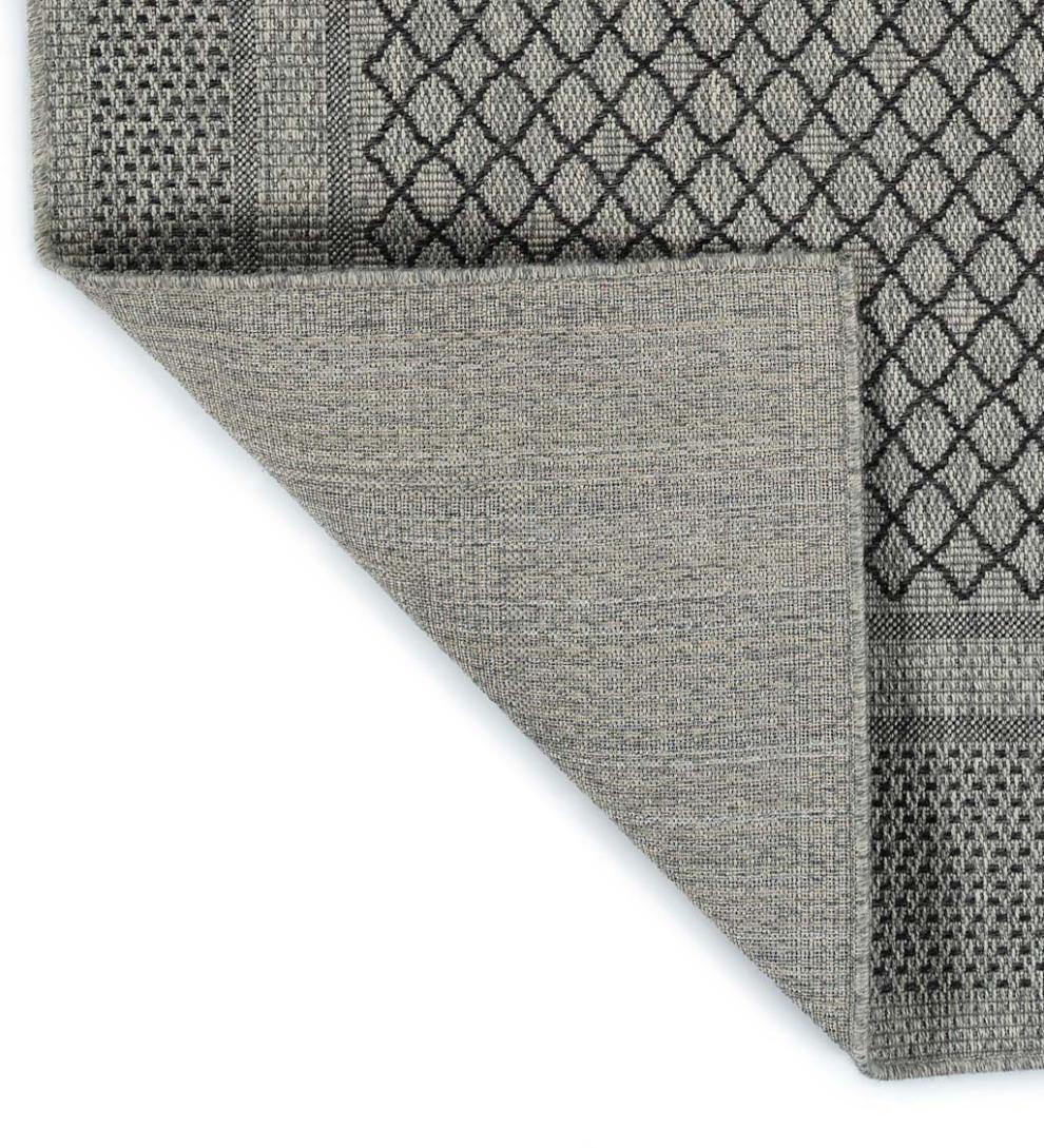 Plow & Hearth Area Rugs Indoor Living Indoor/Outdoor Bluefield Border Polypropylene Rug