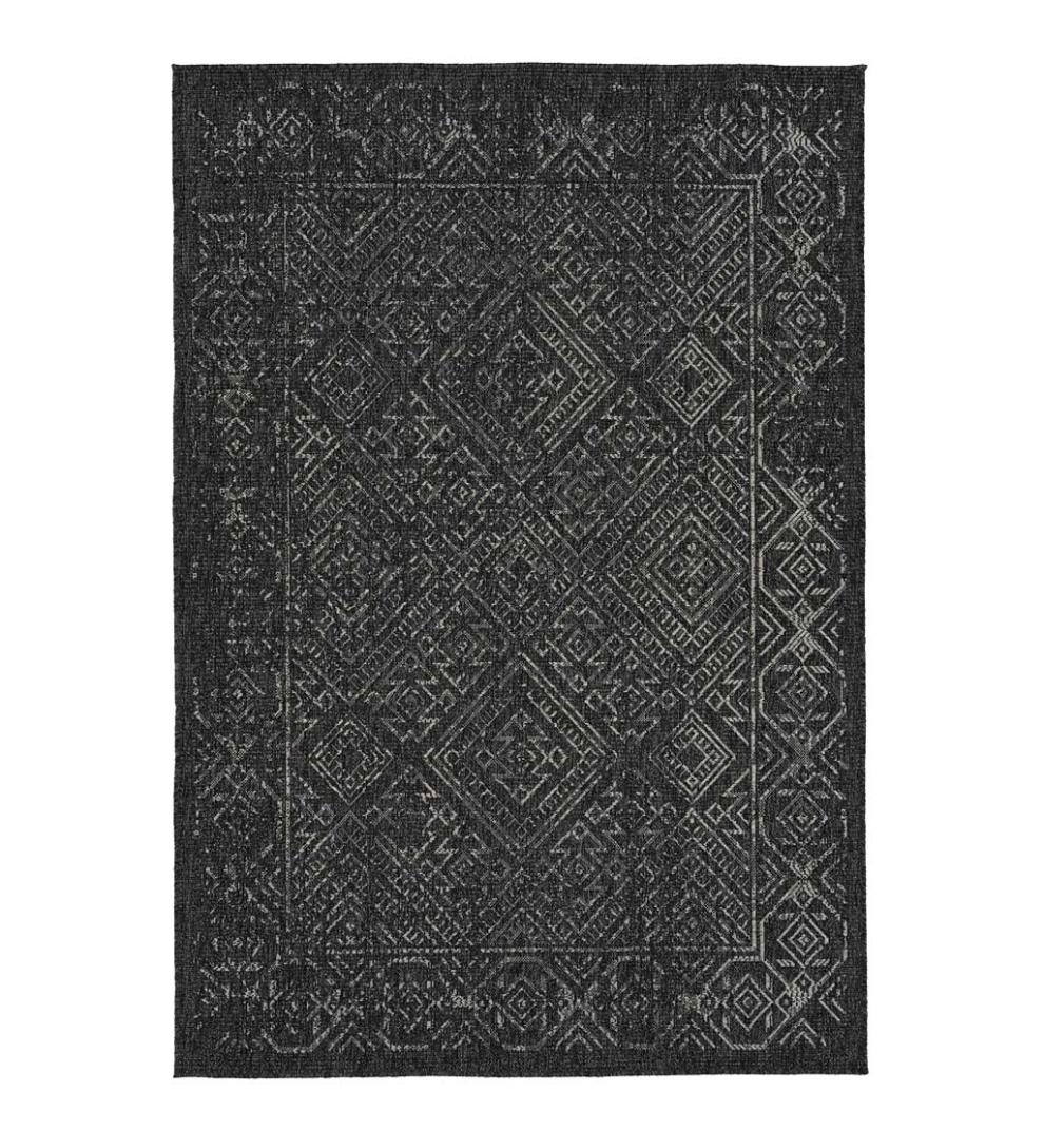 Plow & Hearth Area Rugs Indoor Living Indoor/Outdoor Bluefield Diamond Polypropylene Rug