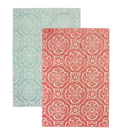 Plow & Hearth Area Rugs Indoor Living Indoor/Outdoor Clearwater Tile Rug