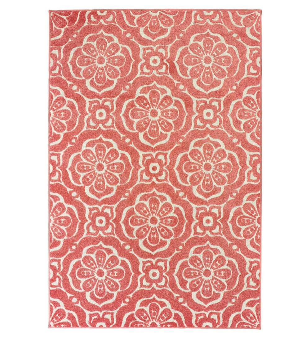 Plow & Hearth Area Rugs Indoor Living Indoor/Outdoor Clearwater Tile Rug